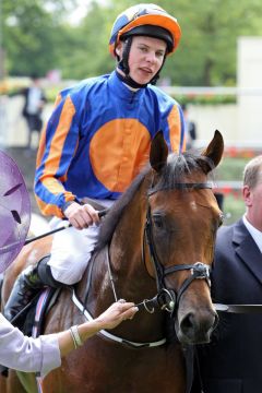 Gale Force Ten mit Joseph O'Brien nach dem Sieg in den Jersey Stakes. Foto: www.galoppfoto.de - Frank Sorge