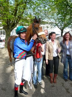 Alexander Pietsch mit Shinig Glory (Foto: Gabriele Suhr)