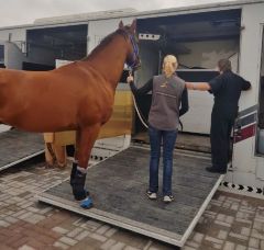 Noor Al Hawa und Lisa Krüllmann auf dem Weg nach Hause