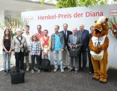 Siegerehrung mit Familie Leyser, Stephen Hellyn, Jan Pubben und Präsident Peter M. Endres. Foto G. Suhr