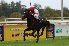 Stanley gewinnt mit Eduardo Pedroza im Ausgleich II in Dortmund. Foto: Dr. Jens Fuchs