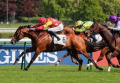 Starke Vorstellung gegen hochklassige Konkurrenz: State of Rest gewinnt den "Ganay". Foto: courtesy by Coolmore