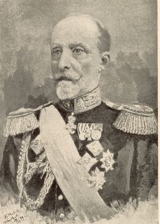 Oberstallmeister Graf Georg von Lehndorff um das Jahr 1899 in der Uniform der preußischenn Oberlandstallmeister