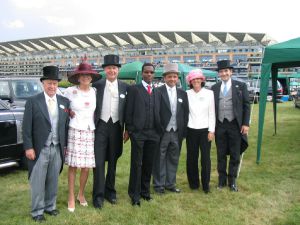 2007-06 in Ascot Albert Darboven und Frau Edda 